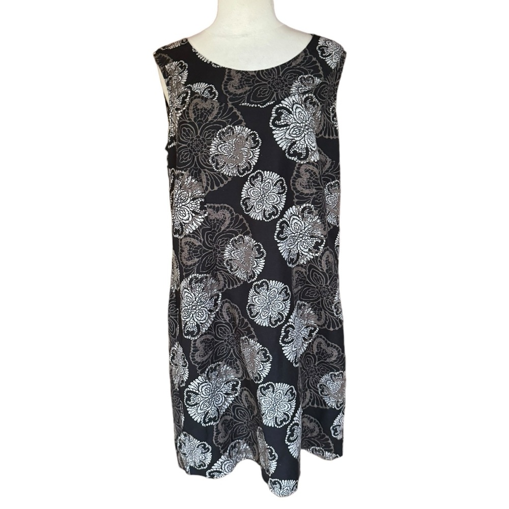 212 Collection Linen Blend Shift Dress
